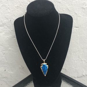 💙Blue Iris Agate Natural Stone Necklace💙